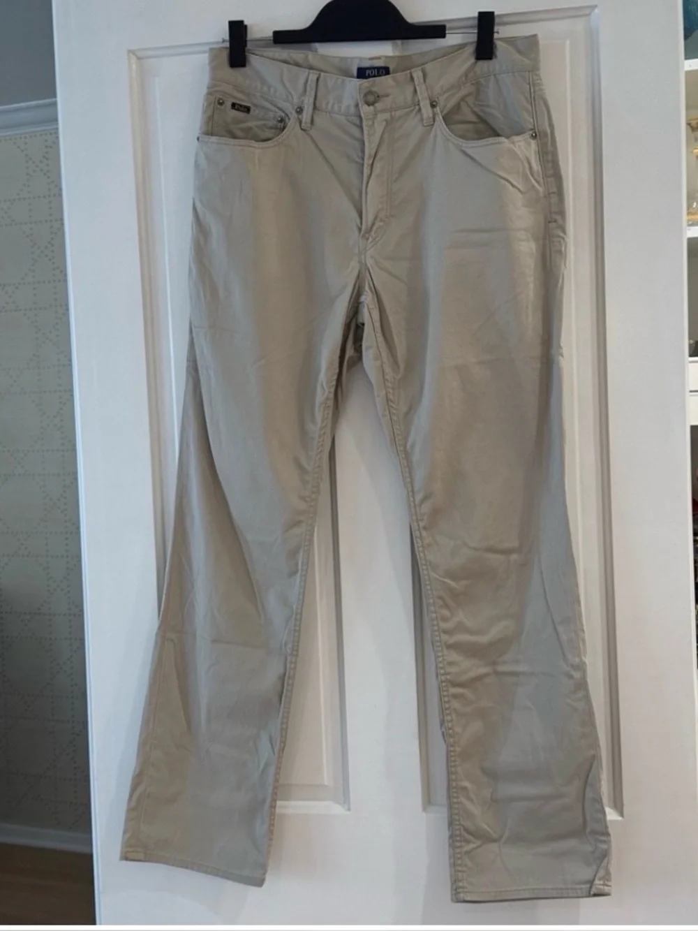 Polo by Ralph Lauren Beige Straight-Leg Chinos